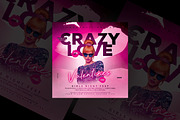 Crazy Love Night Party Flyer