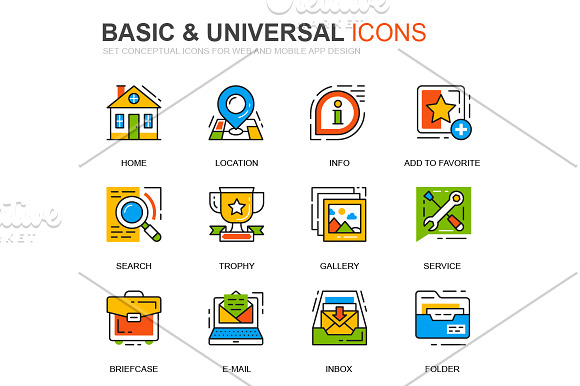 Thin Line Business Icons in Icons - product preview 2