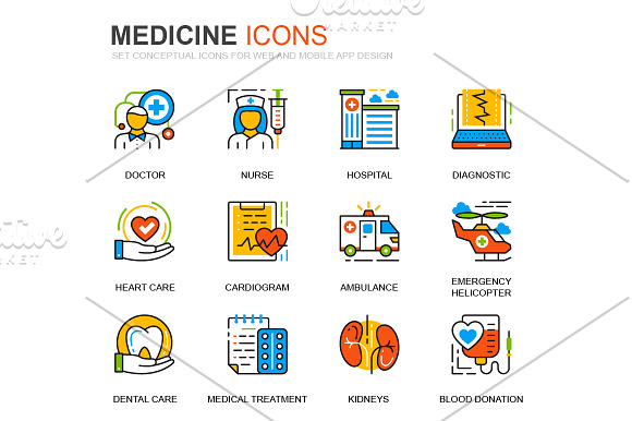 Thin Line Business Icons in Icons - product preview 8