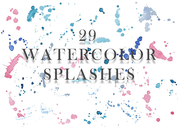 Ocean watercolor collection in Objects - product preview 7