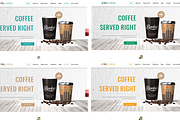 TPG Coffee Beverage Website template