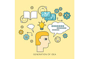 Generation of Idea Background in