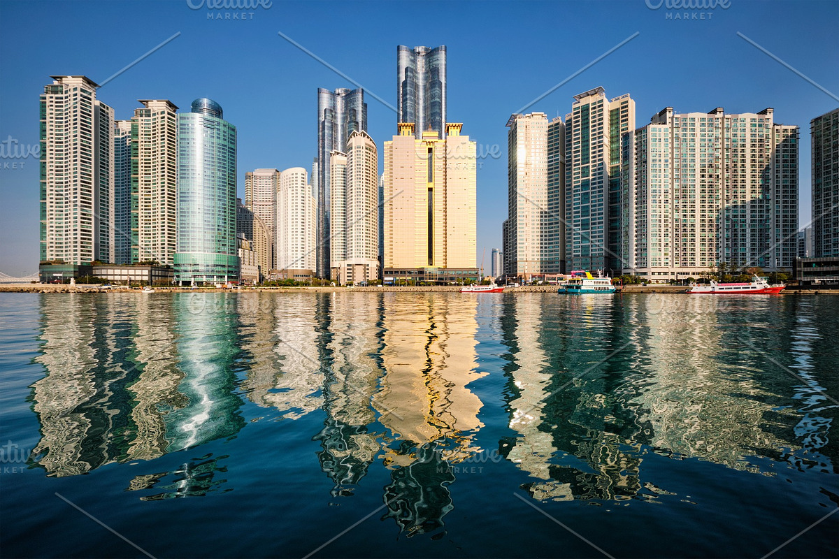 Marine city skyscrapers in Busan in Graphics - product preview 8