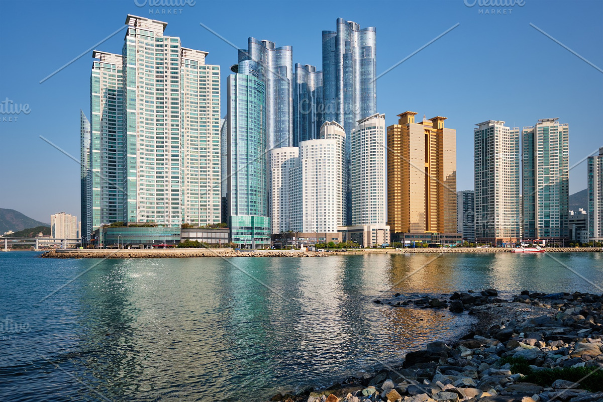 Marine city skyscrapers in Busan in Graphics - product preview 8