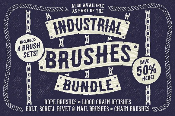 Wood Grain Brushes in Photoshop Brushes - product preview 4