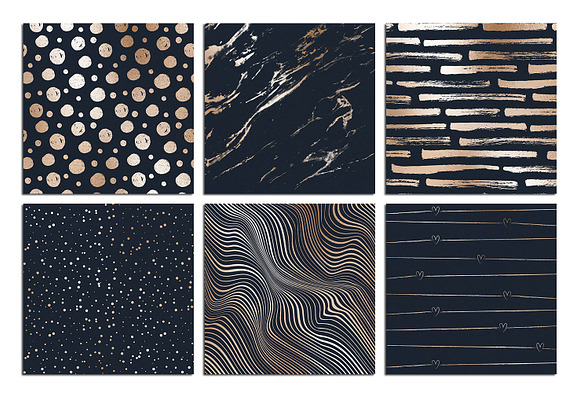 Navy Blue and Gold Marble Textures in Textures - product preview 1