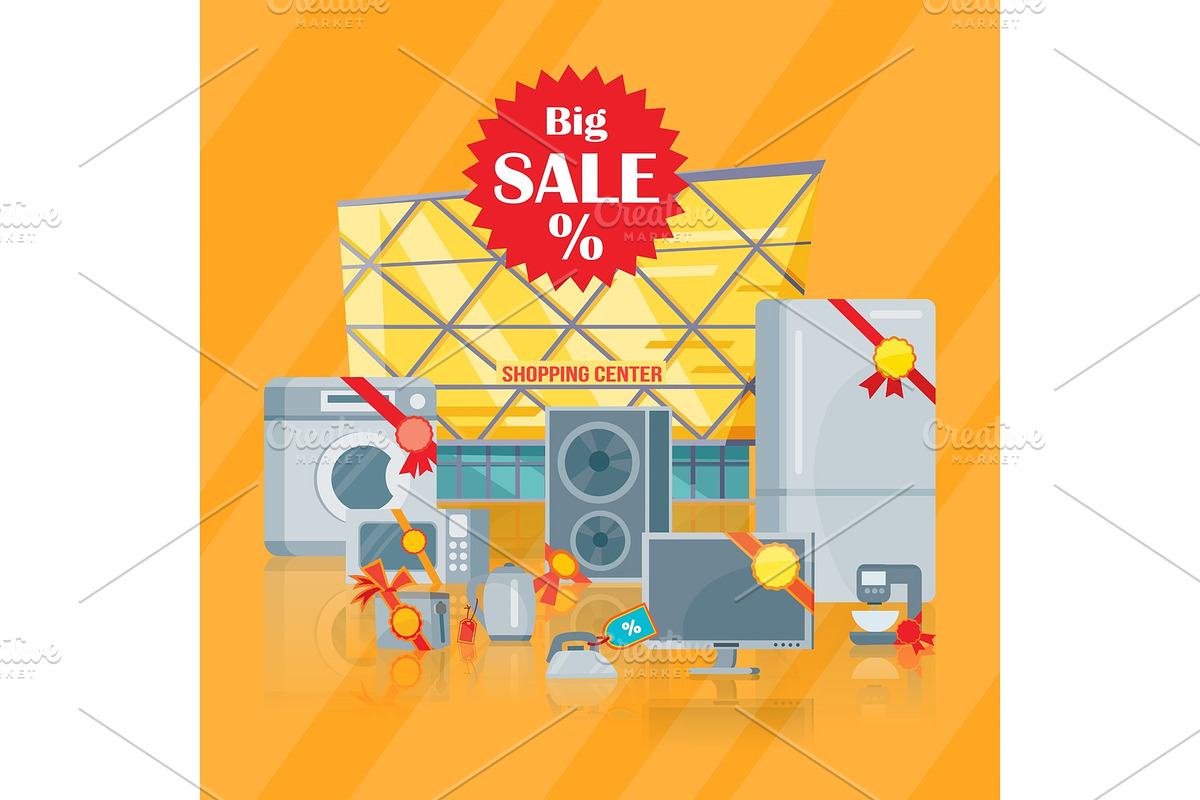 Big sale in Electronics Store Vector in Objects - product preview 8