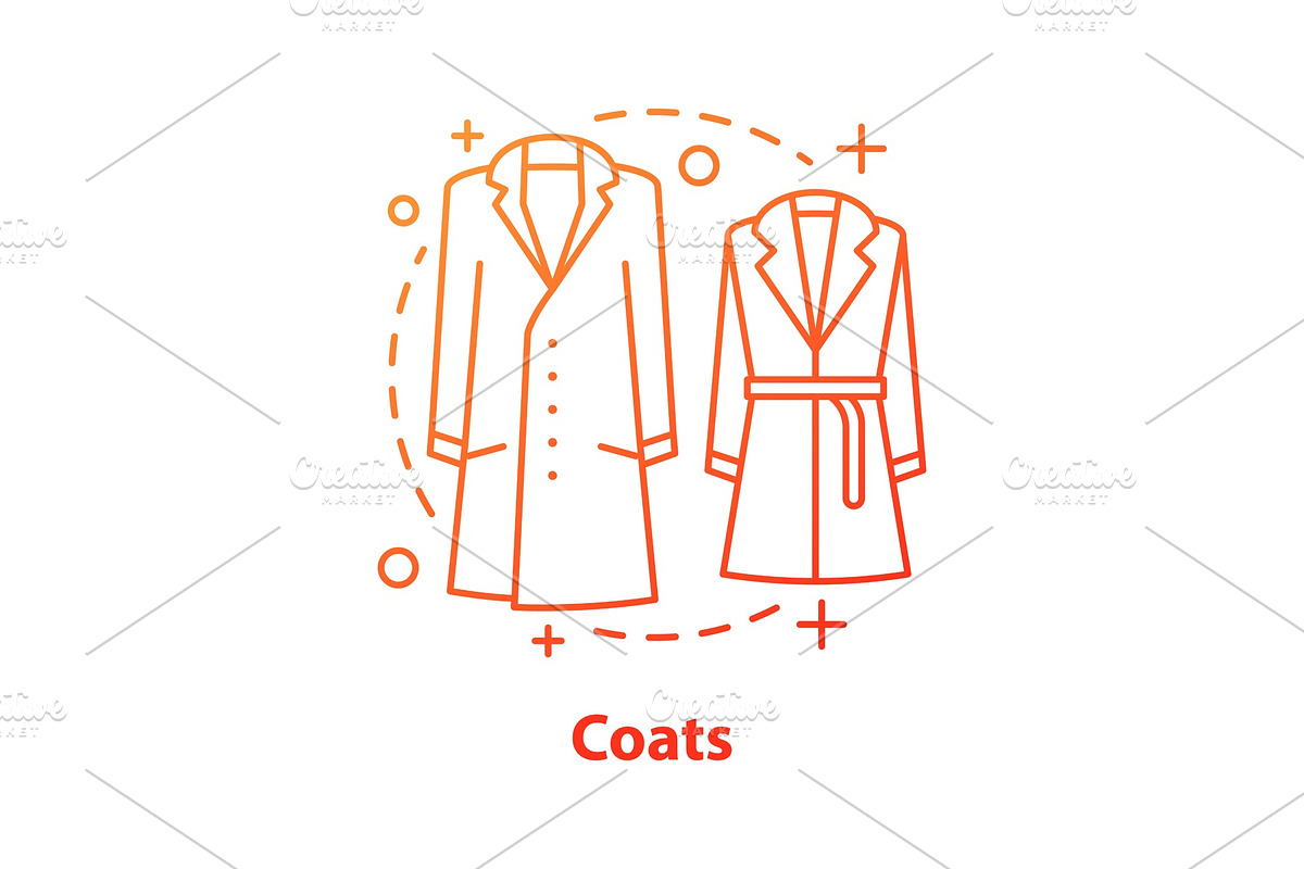 Coats concept icon in Icons - product preview 8