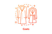 Coats concept icon