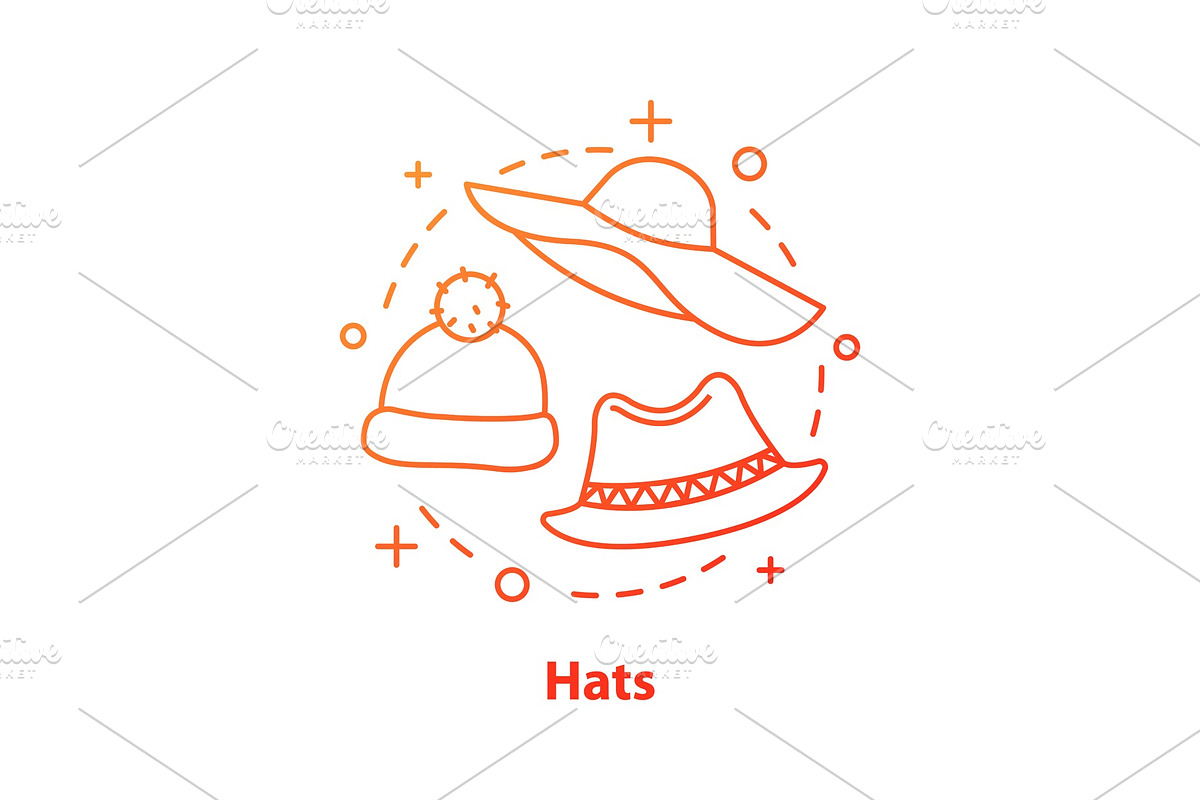 Headwear concept icon in Icons - product preview 8