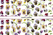 Watercolor set - Blooming Violets