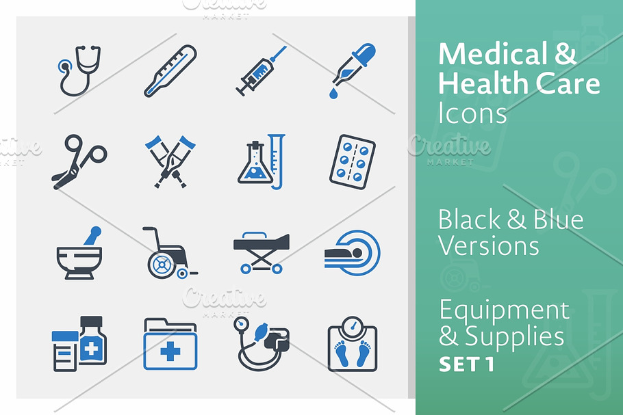 Medical Equipment & Supplies Icons