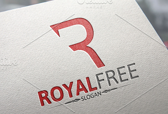 Royal Free / R Letter Logo in Logo Templates - product preview 2