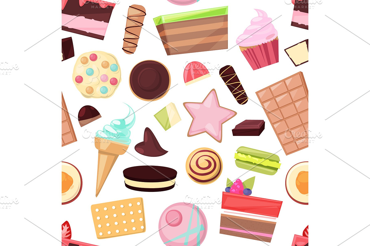 Confectionery sweets vector in Illustrations - product preview 8