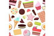 Confectionery sweets vector