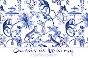 Chinoiserie Whimsy - Pattern