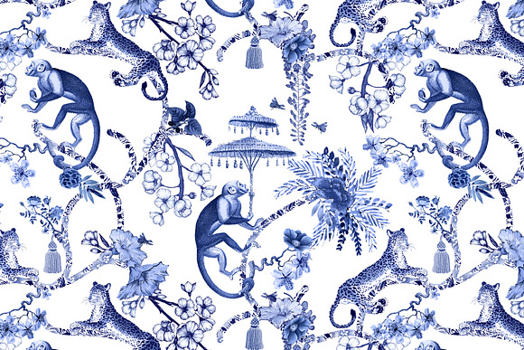 Chinoiserie Whimsy - Pattern in Patterns - product preview 1