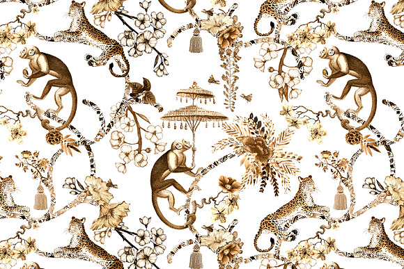 Chinoiserie Whimsy - Pattern in Patterns - product preview 4