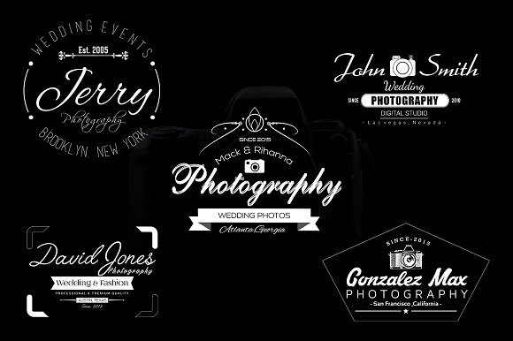 5 Photographer Logo & Badges in Logo Templates - product preview 1