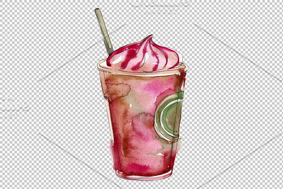 Drinks for men Watercolor png in Illustrations - product preview 2