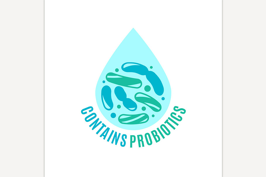 Contains Probiotics Icon in Icons - product preview 8