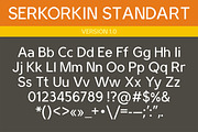Serkorkin Standart Font