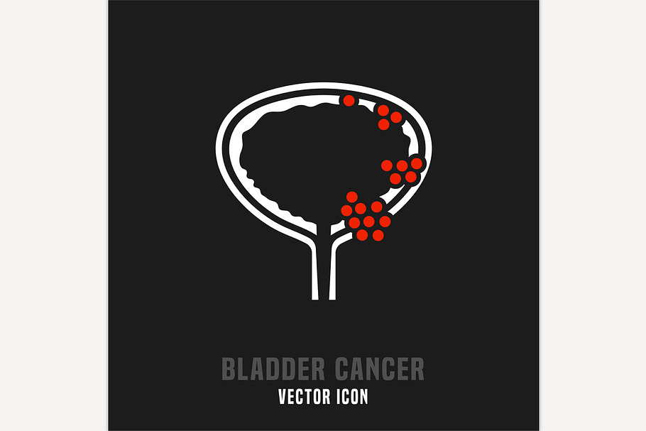 Bladder Cancer Icon in Illustrations - product preview 8