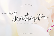 Sweetheart Lovely Calligraphy Font