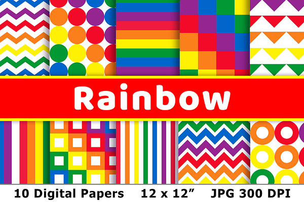 Rainbow Digital Papers
