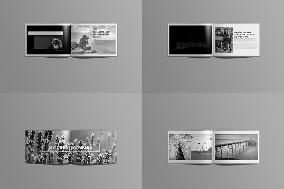 Minimal Photography Brochure in Brochure Templates - product preview 2