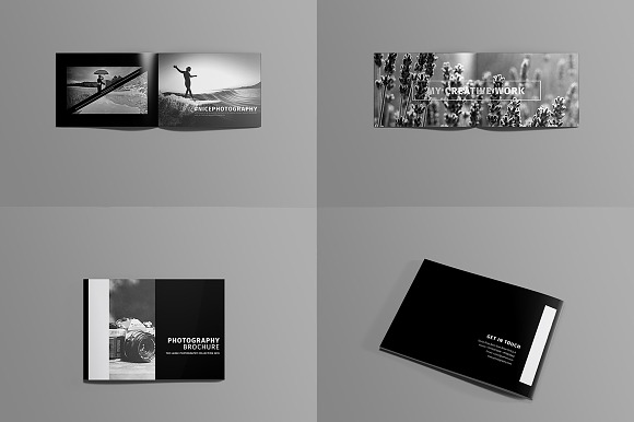 Minimal Photography Brochure in Brochure Templates - product preview 4