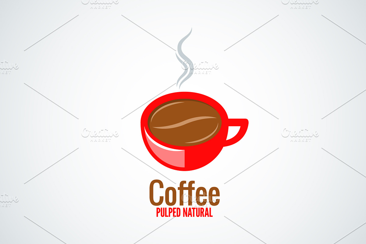 Coffee cup bean design background in Illustrations - product preview 8
