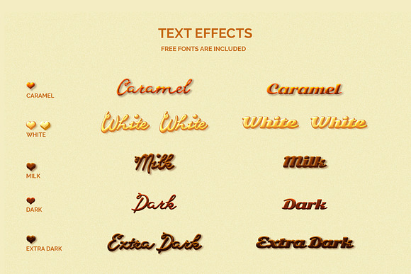 Chocolate Text Effects in Add-Ons - product preview 2