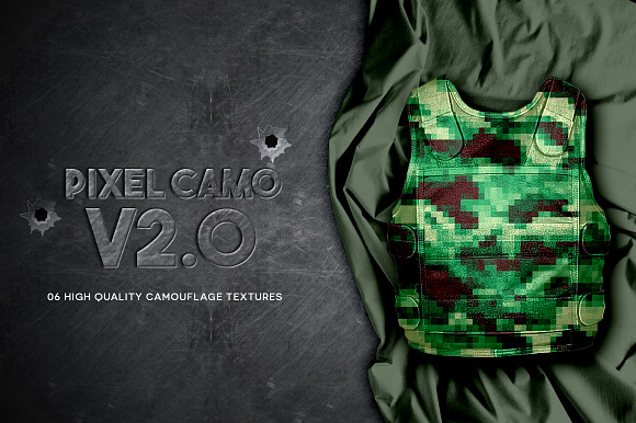 Pixel Camo V2.0 in Textures - product preview 6