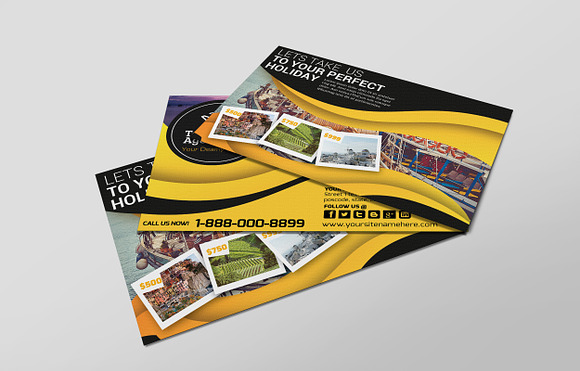 Travel Agency PostCard in Postcard Templates - product preview 1