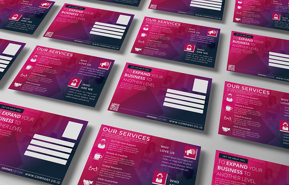 Corporate PostCard in Postcard Templates - product preview 2