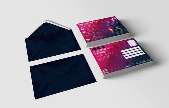 Corporate PostCard in Postcard Templates - product preview 3