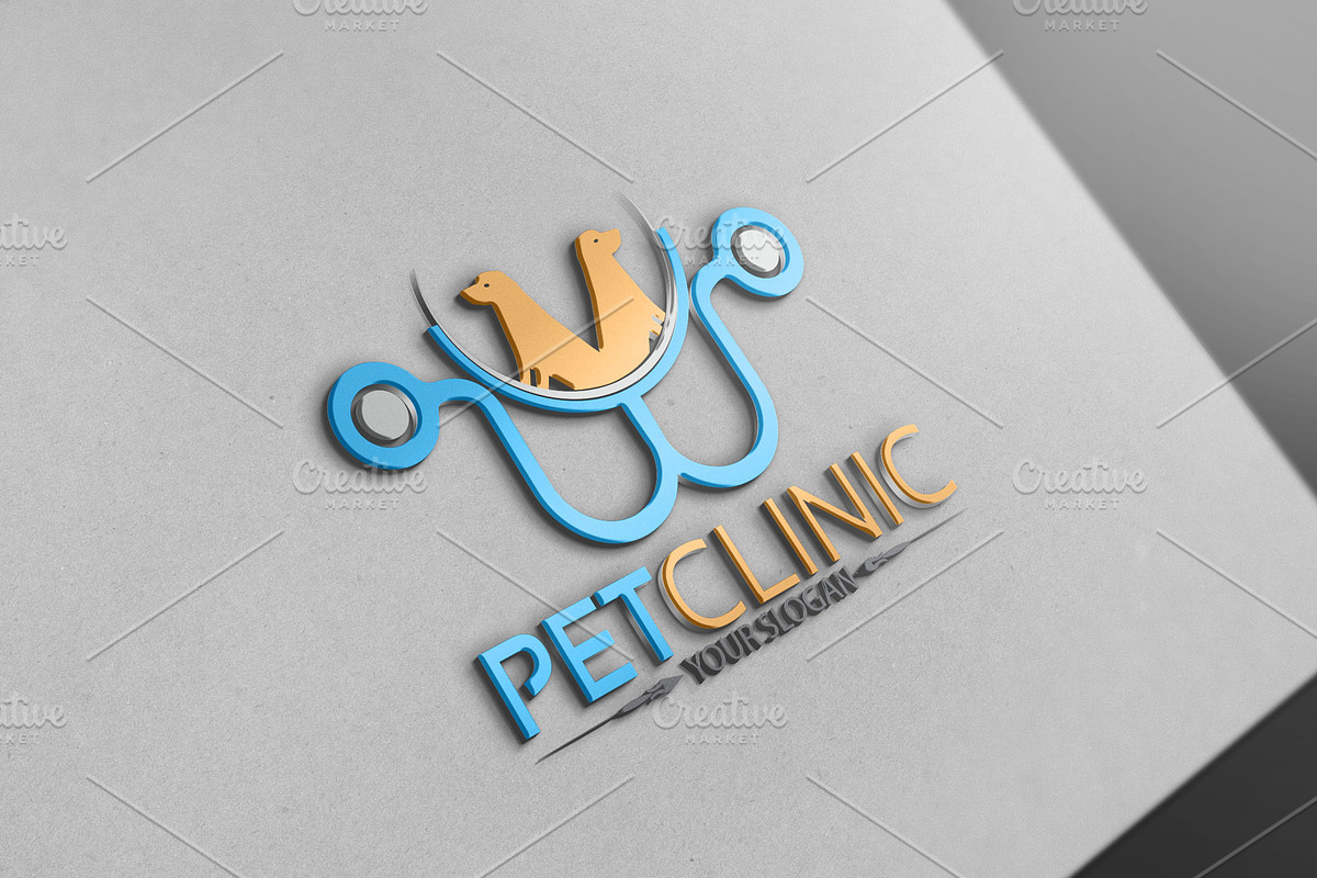 Pet Clinic Logo in Logo Templates - product preview 8