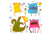Fun Cute Kind Monsters for Children