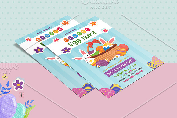Easter Invitation Flyer - V984 in Flyer Templates - product preview 1