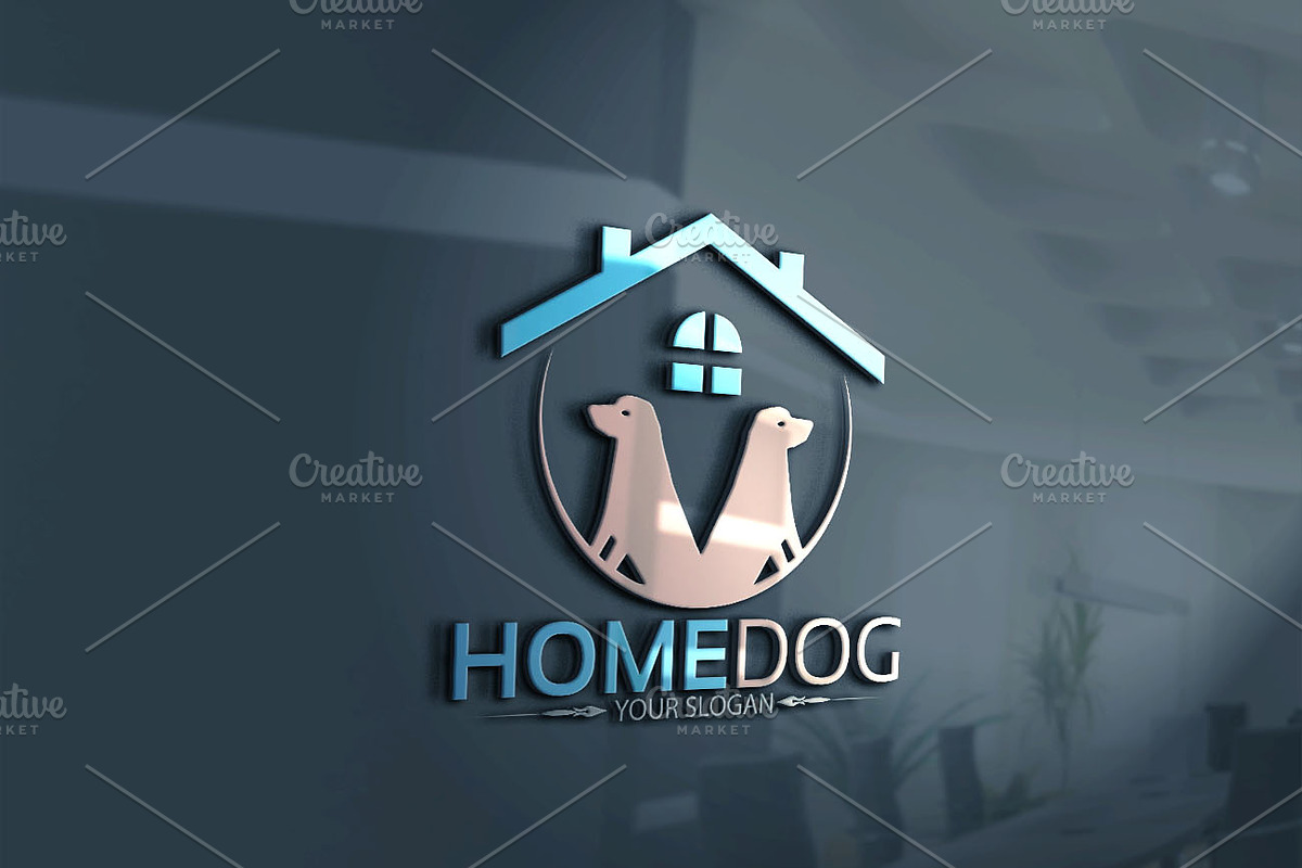 Home Dog Logo in Logo Templates - product preview 8
