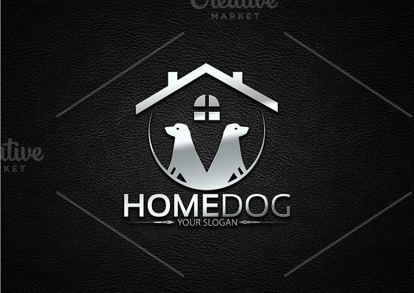 Home Dog Logo in Logo Templates - product preview 1