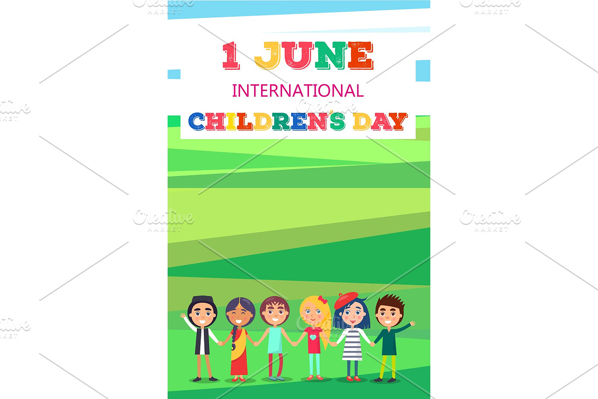 1 June Childrens Day Poster with in Objects - product preview 8