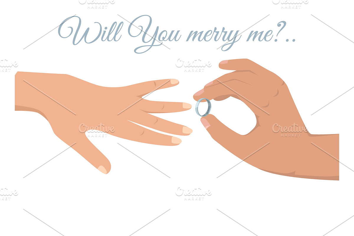 Lovely Wedding Ceremony Isolated in Illustrations - product preview 8