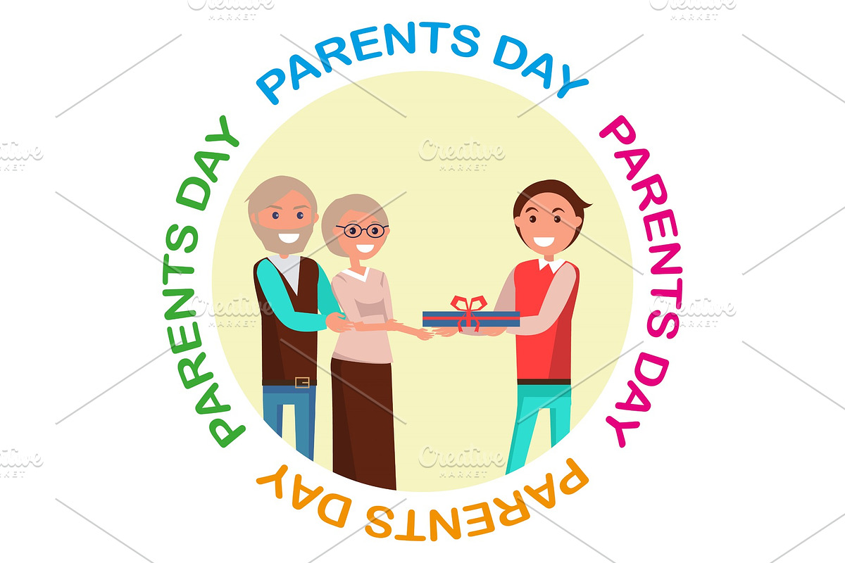 Parents' Day Banner with Colorful in Illustrations - product preview 8