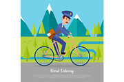 World Delivery Banner Postman