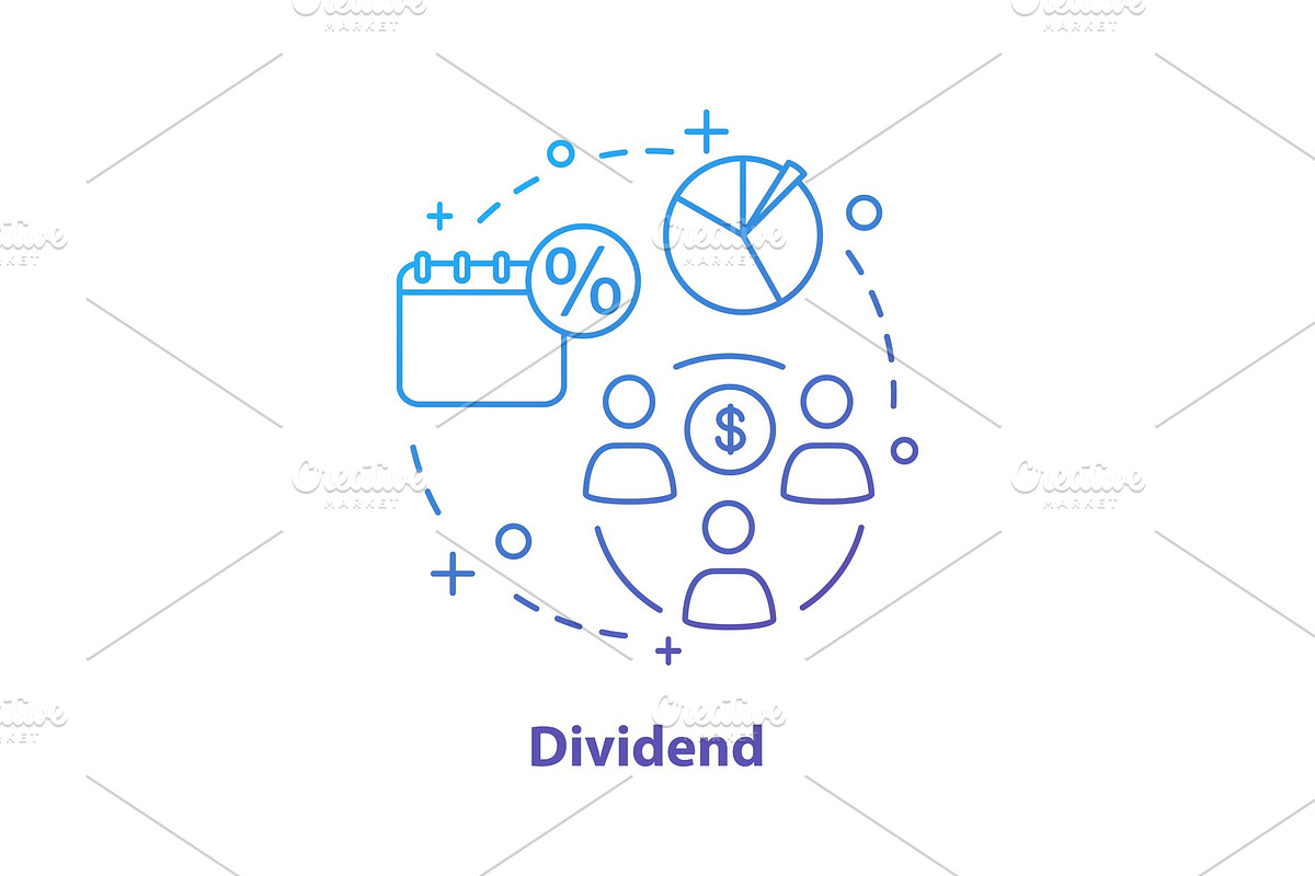 Dividend concept icon in Icons - product preview 8