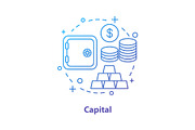Capital concept icon