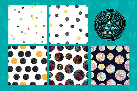 Love polka dots! in Patterns - product preview 4