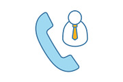 Customer service call center icon